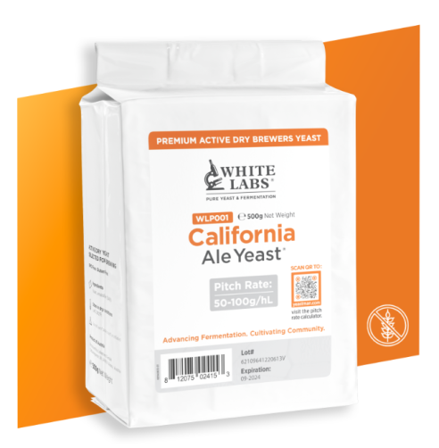White Labs Premium Active Dry Yeast packaging