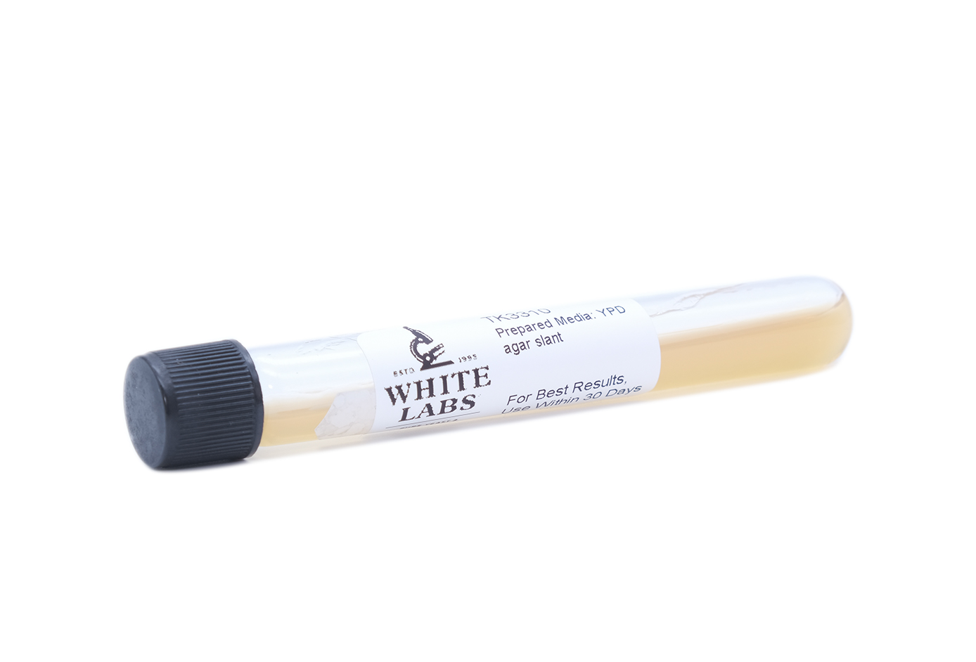 TK3310 White labs, a Yeast Extract Peptone Dextrose (YPD) Agar Slant 